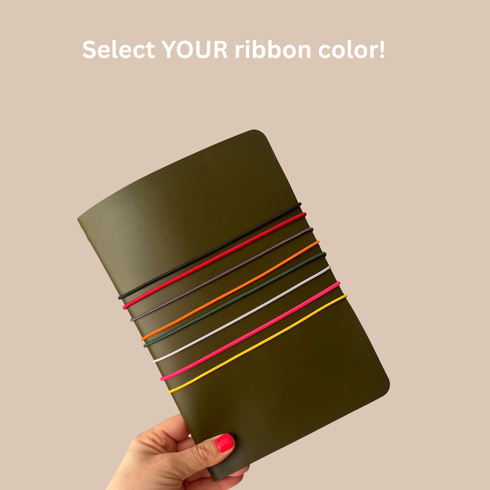 Travellers Journal Cover CARRY MORE/ Olive Green - Image 3