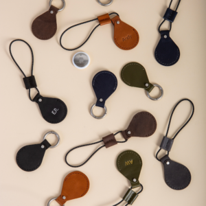 Leather AirTag Holder