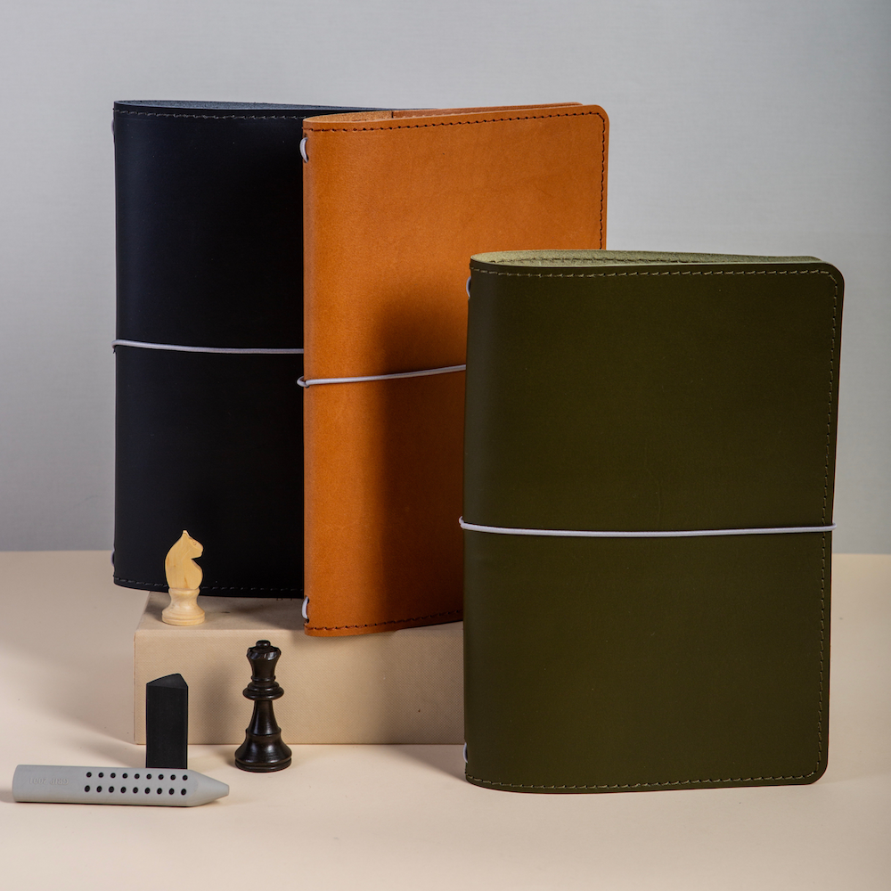 Travellers Journal Cover CARRY MORE/ Olive Green