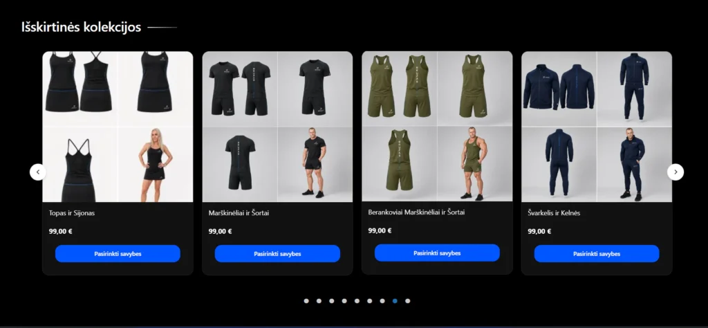 BRUŽAS WooCommerce produktų karuselė